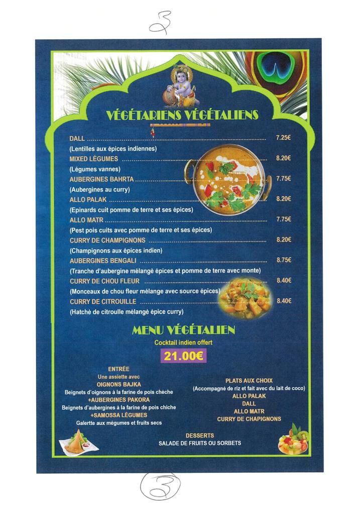 Plats végétaliens et végétariens